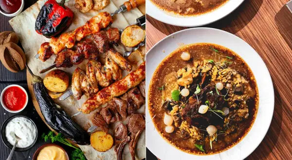 Brochettes et ragoût savoureux, une invitation au voyage culinaire dans un resto africain à Paris.